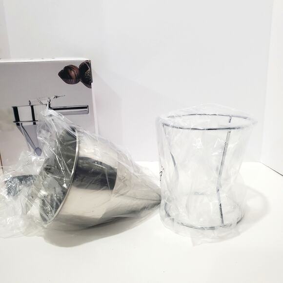 Stainless Steel Pancake Batter Dispenser Funnel Dispenser w/ Stand Detachable - Picture 6 of 11